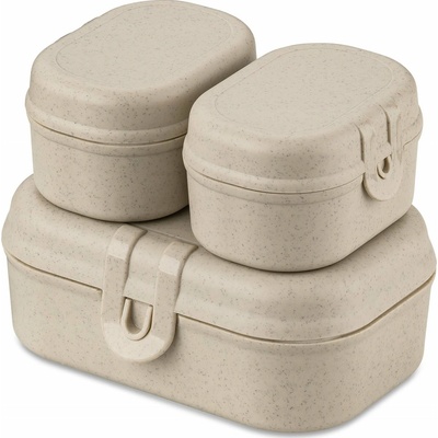 Koziol Svačinový box PASCAL READY MINI, sada 3 nádob, KOZIOL