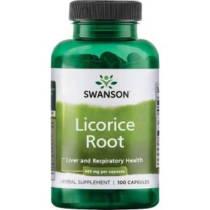 Swanson Licorice Root 450 mg [100 капсули]