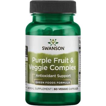 Image 1 of Swanson Purple Antioxidants Fruit & Veggie Complex 400 mg [60 капсули]