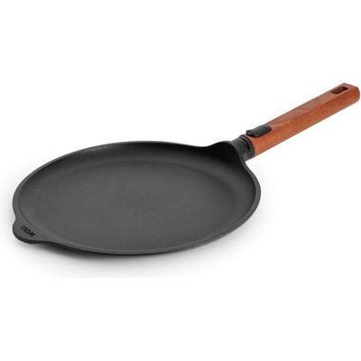 Woll Nepřilnavá pánev na palačinky Eco Logic QXR s dřevěnou odnímatelnou rukojetí, Ø 26 cm 1226WLCI-Q