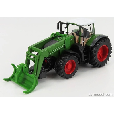 Bburago Fendt Vario 1050 Tractor With Front Logging Grab 2016 Zelená Šedá Červená 1:50