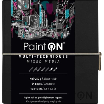 Clairefontaine Paint'On Скицник 32 14 x 14 cm 250 g Black (975434C)