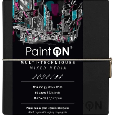 Clairefontaine Paint'On Скицник 32 14 x 14 cm 250 g Black (975434C)