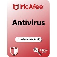 McAfee AntiVirus 1 lic. 36 mes.