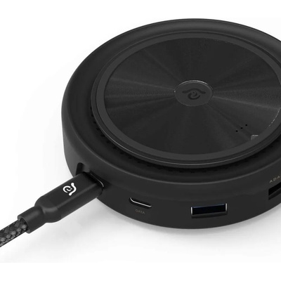 ADAM elements Casa Hub O7 USB-C 7in1 - USB-C хъб за свързване на допълнителна периферия за устройства с USB-C порт (черен)