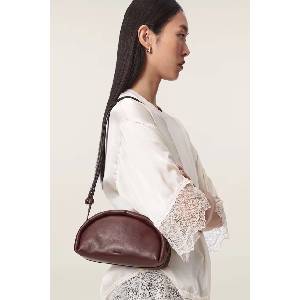 AllSaints чанта crossbody дамска от кожа ROSALIE (W710XD) - answear - 410,53 лв