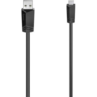 Hama 00200628 USB USB 3.2 Gen1 USB-A zástrčka USB-A zásuvka 1,5m černý