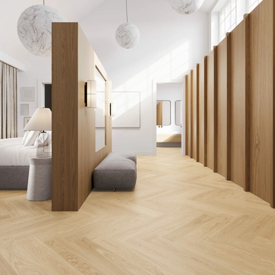 Barlinek SPC Herringbone Dub Vanilla 1 m²