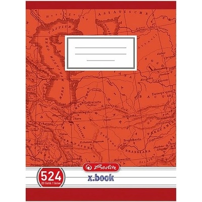 Herlitz Sešit 524 A5 linkovaný červený