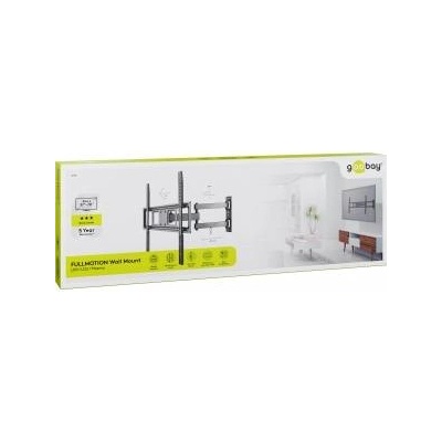 Goobay Soporte tv/mon pared negro fullmotion l