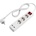 OPTONICA 3 Plug + 2 USB 1,5 m Switch (7615)