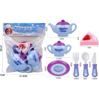 Armtoys ДЕТСКИ ЧАЕН КОМПЛЕКТ С ТОРТА В ПЛИК