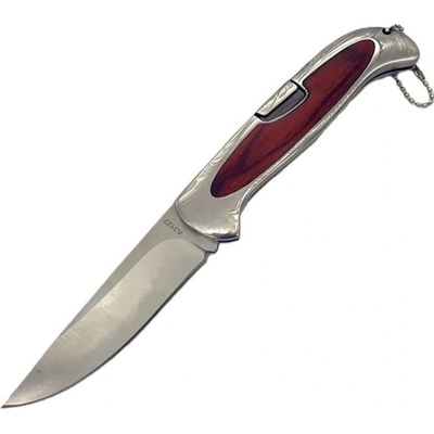 IZMAEL Outdoorový skládací A3127 Červená/Stříbrná 9.3 cm