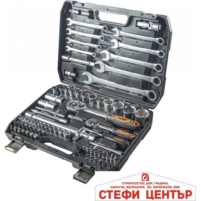 Gadget К-кт инструменти 82 части 1/4" & 1/2" gd (339005)