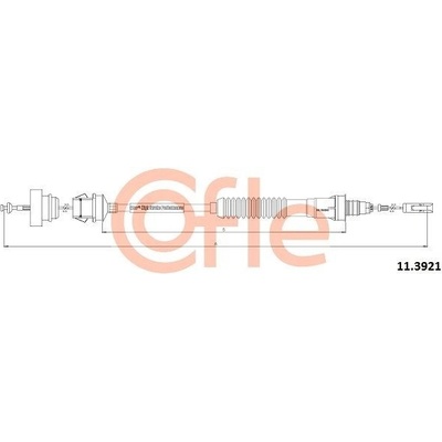 Tažné lanko, ovládání spojky COFLE 11.3921