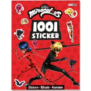 Miraculous: 1001 Sticker: Stickern - Rätseln - Ausmalen (ISBN: 9783833245428)