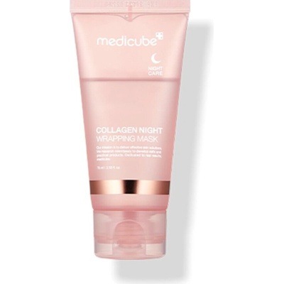 MEDICUBE - COLLAGEN NIGHT WRAPPING MASK - Kolagenová noční slupovací maska 75 ml – Zbozi.Blesk.cz