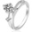 Silenti Jewelry Сребърен пръстен "Утеха" - 8 - 57мм (18.1мм диам. )