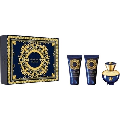 Versace Dylan Blue Подаръчен комплект за жени EDP 50 ml + 50 ml лосион за тяло + 50 ml душ гел