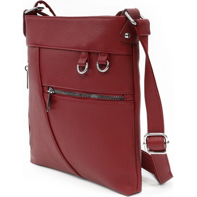 Červená dámska crossbody kabelka Crediel