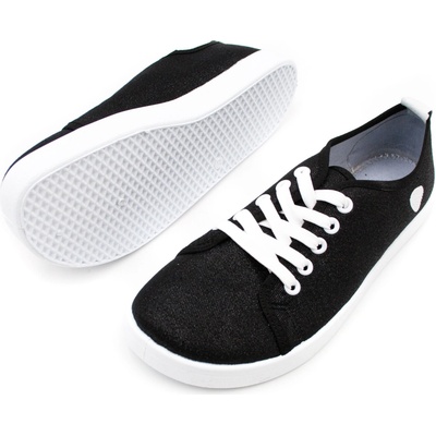Anatomic Footwear Barefoot tenisky starter čierne trblietavé