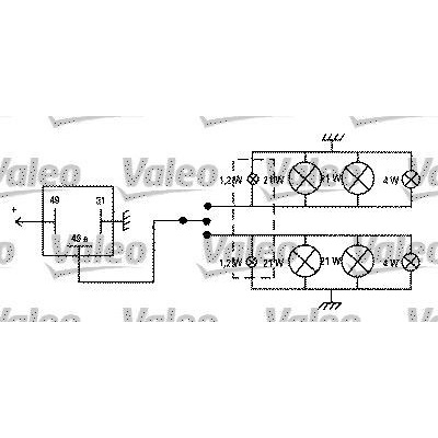 Prerużovač smerových svetiel VALEO 641422