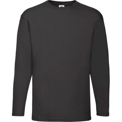 Fruit of the Loom pánské tričko Valueweight T LS černé