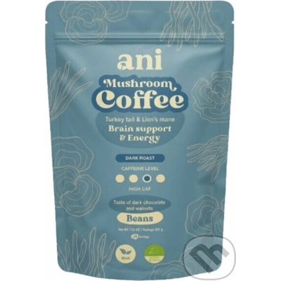 ANi Mushroom Coffee Mental focus & Energy mletá 200 g
