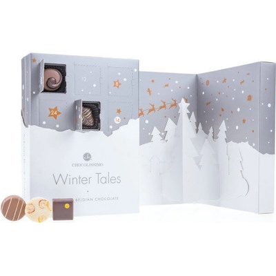 Chocolissimo Vysúvací adventný kalendár Winter Tales 288 g