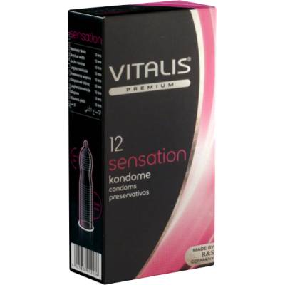 Premium Single: Sensation, 12 stimulating condoms