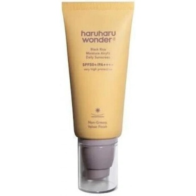 Haruharu Слънцезащитен крем за лице с черен ориз, Haruharu Black Rice Moisture Airyfit Sunscreen Cream Face SPF50 50ml
