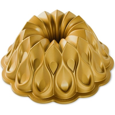 Nordic Ware forma bábovka Crown zlatá 2,3 l