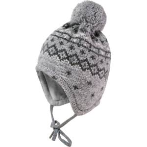 maximo Детска зимна шапка (beanie) maximo Kids' Mini Beanie Jacquard Norwegian Beanie - Metal Melange - размер 43-45 cm (904-5099-0312)