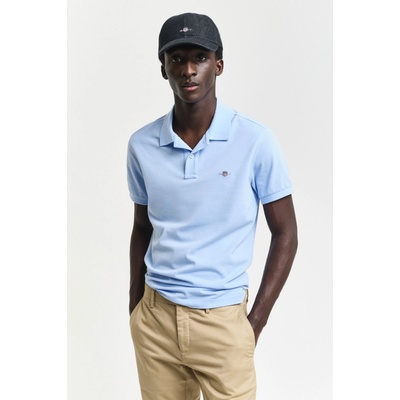 Gant slim shield SS pique Polo capri blue
