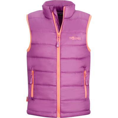 TROLLKIDS Детски синтетичен елек Trollkids Kids Trondheim Vest Synthetic vest - Mallow Pink / Papaya - размер 92 (EU) (703-2400-2211)