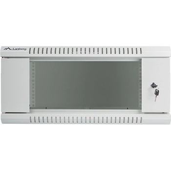 Lanberg Комуникационен шкаф Lanberg WF01-6404-10S, 19", 4U, 600 x 450 x 285, сив (WF01-6404-10S)