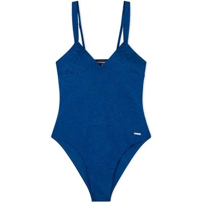 Giorgio Armani Бански костюм Emporio armani EW003279_AF20241 swimsuit - Blue (Ink Monstera)