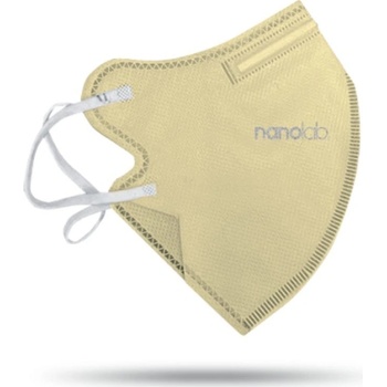 Nanolab Dámské nano respirátory FFP2 béžové M 10 ks