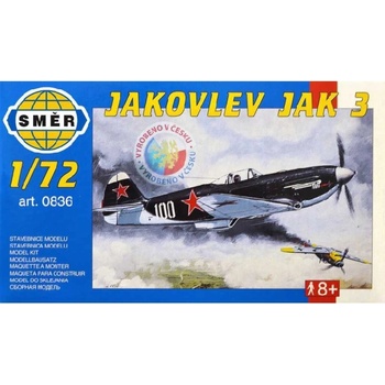 Směr Jakovlev Jak 3 slepovací stavebnice letadlo 1:72