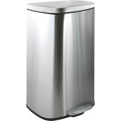 Spirella pedálový odpadkový koš Akira, kartáčovaná nerezová ocel, soft-close, 30 l