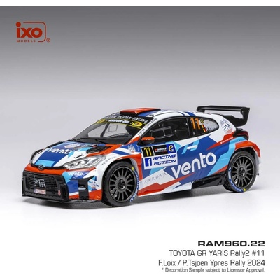 IXO Toyota GR Yaris Rally2 Rally Ypres 2024 11 Loix Tsjoen 1:43