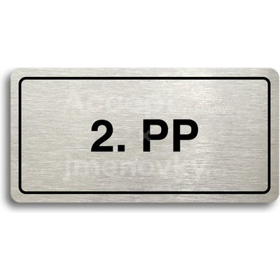 ACCEPT Piktogram 2. PP - stříbrná tabulka - černý tisk