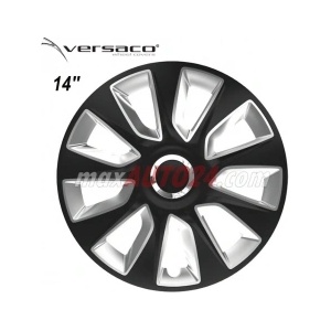 Versaco Тасове за джанти 14'' Versaco Stratos RC Black / Silver