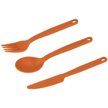Sea to Summit Camp Cutlery Set 3 Piece Цвят: оранжев