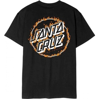 Santa Cruz triko Burnt Opus OVRSZD t-shirt Black