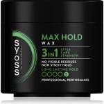 Syoss Max Hold стилизиращ восък с екстра силна фиксация 150ml