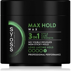 Syoss Max Hold стилизиращ восък с екстра силна фиксация 150ml