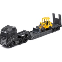 Maisto Mini pracovní stroje Scania 770S, Volvo L25H Wheel Loader with Bucket