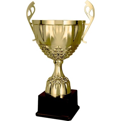 Kovový pohár Zlatý 36 cm 16 cm – Zboží Dáma