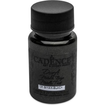 Akrylové barvy Cadence Dora Metalic černá